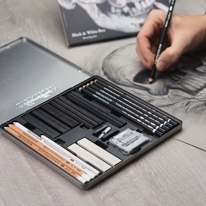 Cretacolor Black & White Drawing Sets