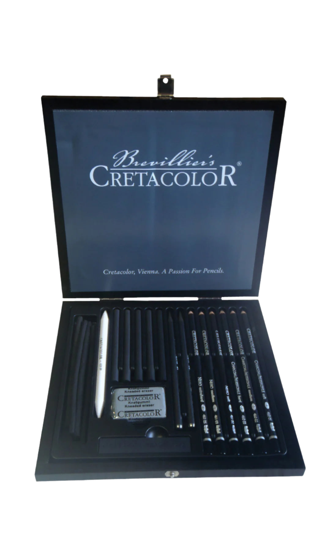 Cretacolor Black Box Wooden Box Set