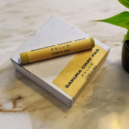 Sakura CrayPas Artist Oil Pastels - Box of  12 Single Colour