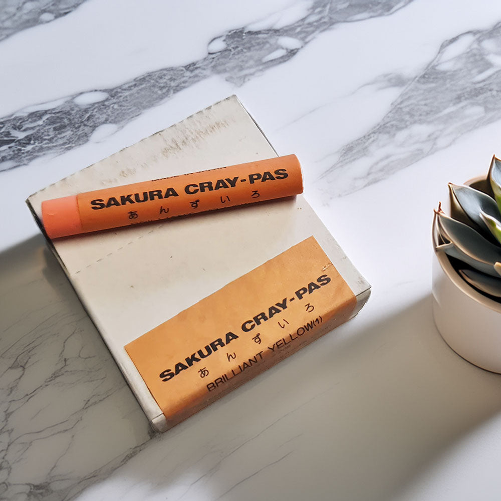 Sakura CrayPas Artist Oil Pastels - Box of  12 Single Colour