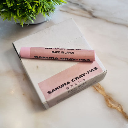 Sakura CrayPas Artist Oil Pastels - Box of  12 Single Colour