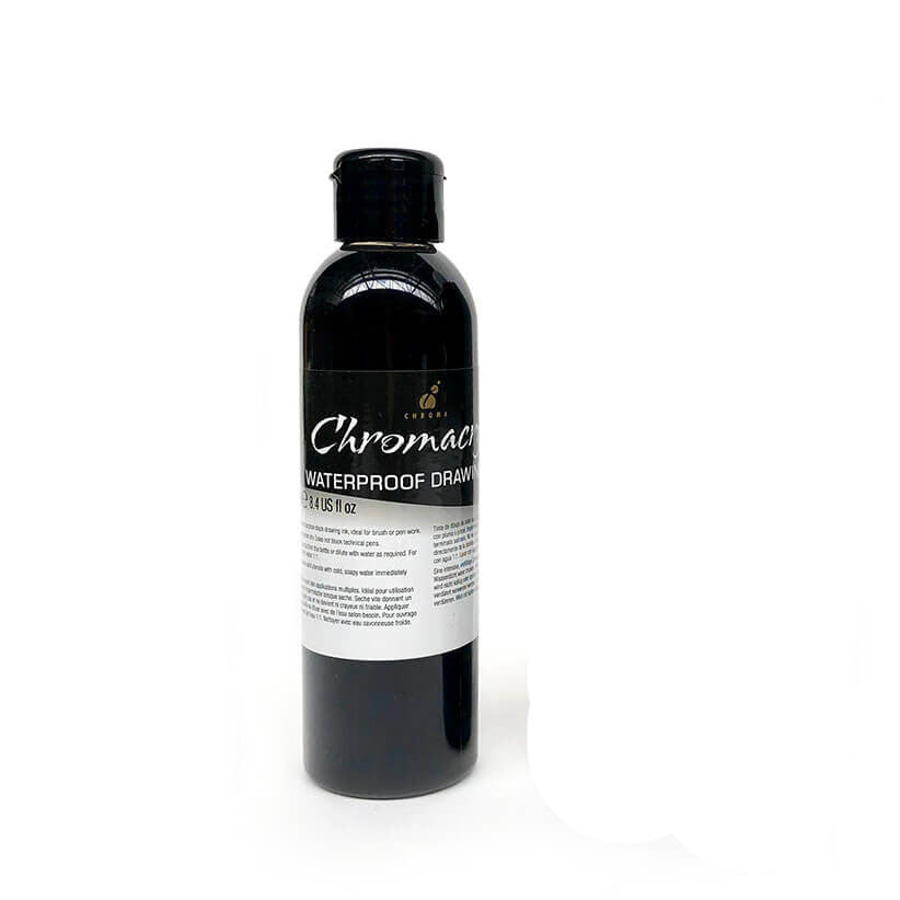 Chroma Black Drawing Ink 250ml