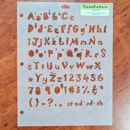 The Crafter's Workshop Templates - Lettering
