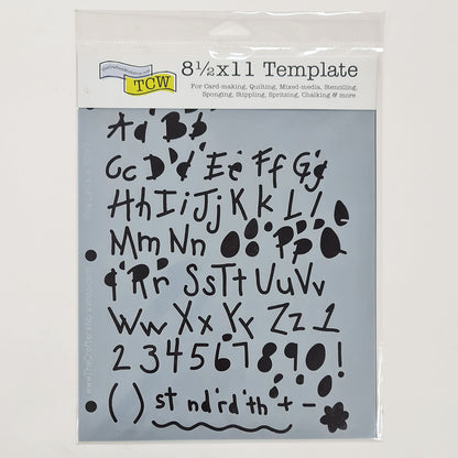 The Crafter's Workshop Templates - Lettering