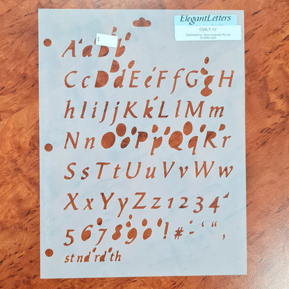 The Crafter's Workshop Templates - Lettering