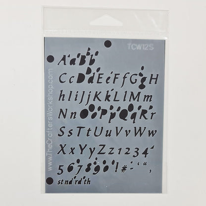 The Crafter's Workshop Templates - Lettering