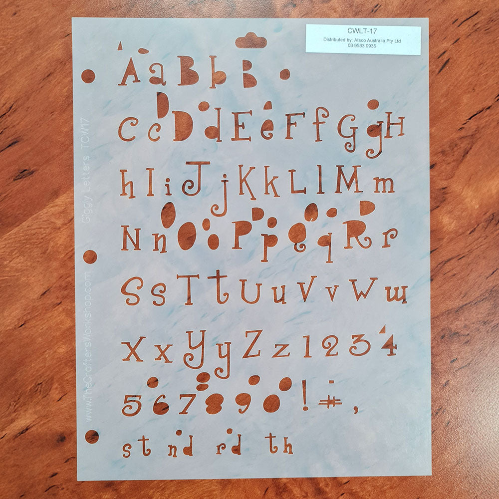 The Crafter's Workshop Templates - Lettering