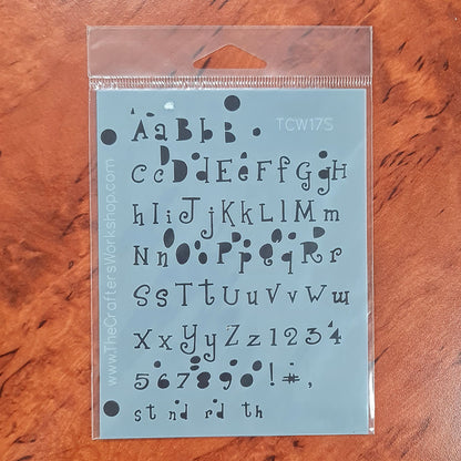 The Crafter's Workshop Templates - Lettering