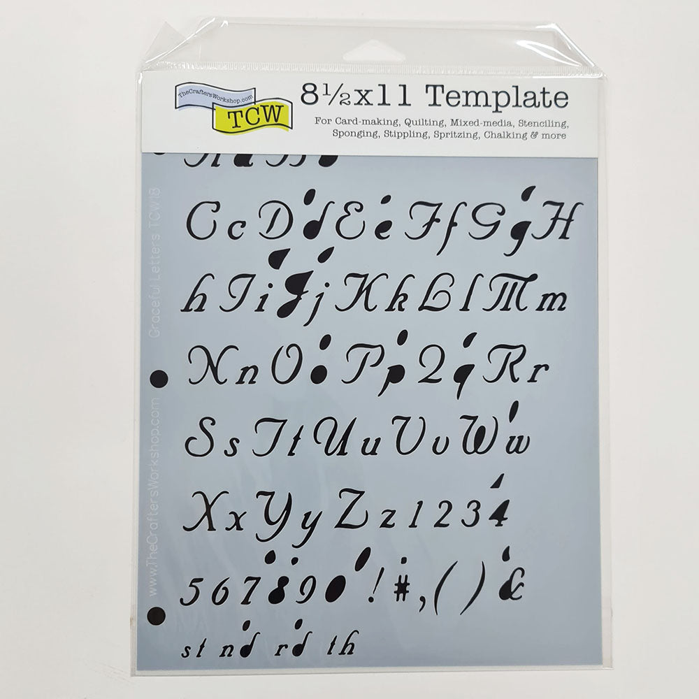 The Crafter's Workshop Templates - Lettering