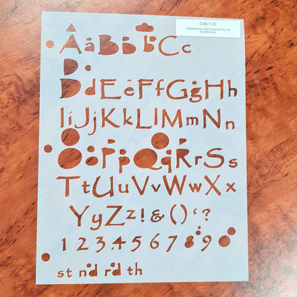 The Crafter's Workshop Templates - Lettering