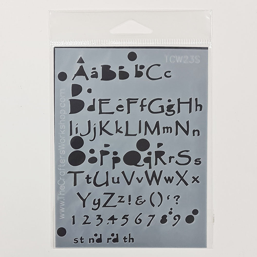 The Crafter's Workshop Templates - Lettering