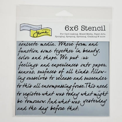 The Crafter's Workshop Templates - Small (6 x 6 inch)