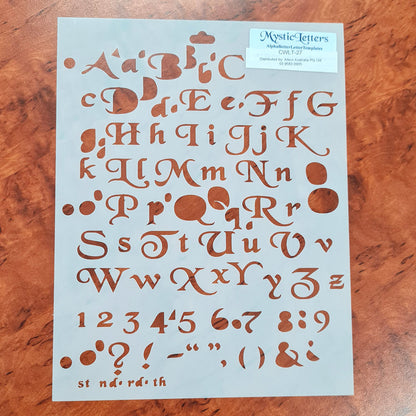 The Crafter's Workshop Templates - Lettering