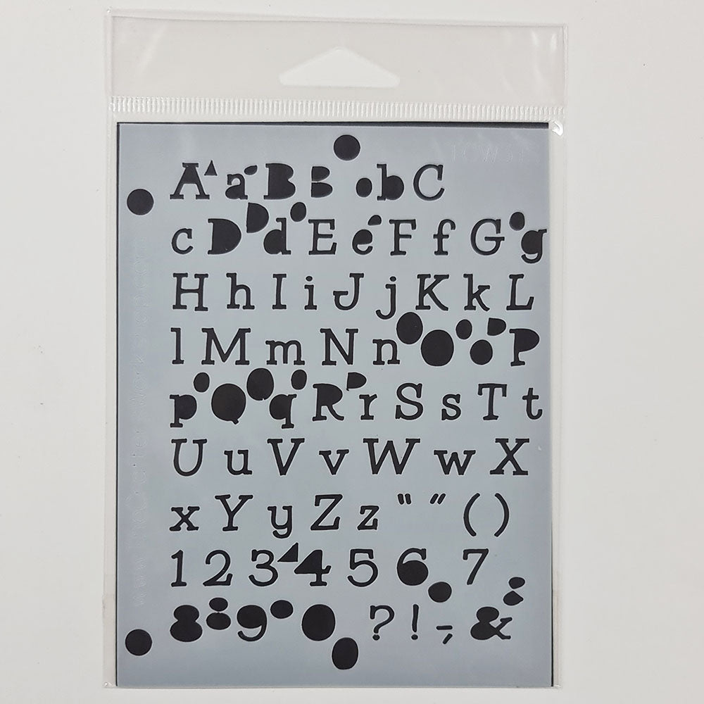 The Crafter's Workshop Templates - Lettering