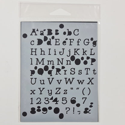 The Crafter's Workshop Templates - Lettering