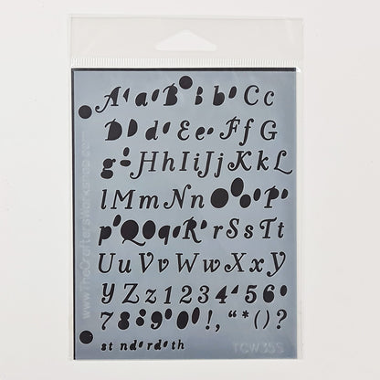 The Crafter's Workshop Templates - Lettering