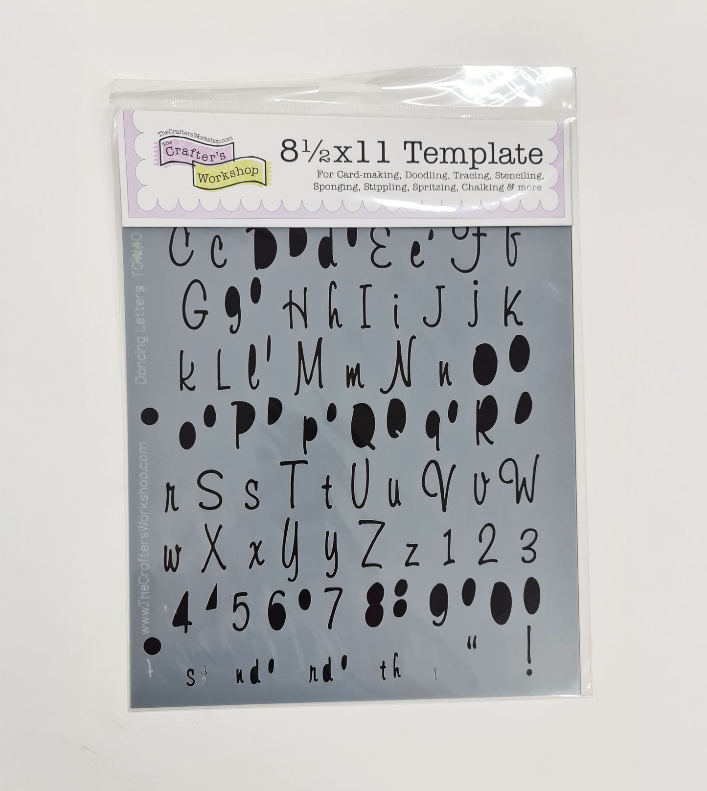 The Crafter's Workshop Templates - Lettering