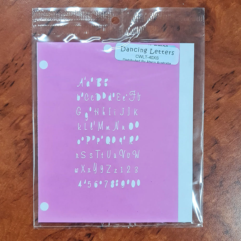 The Crafter's Workshop Templates - Lettering