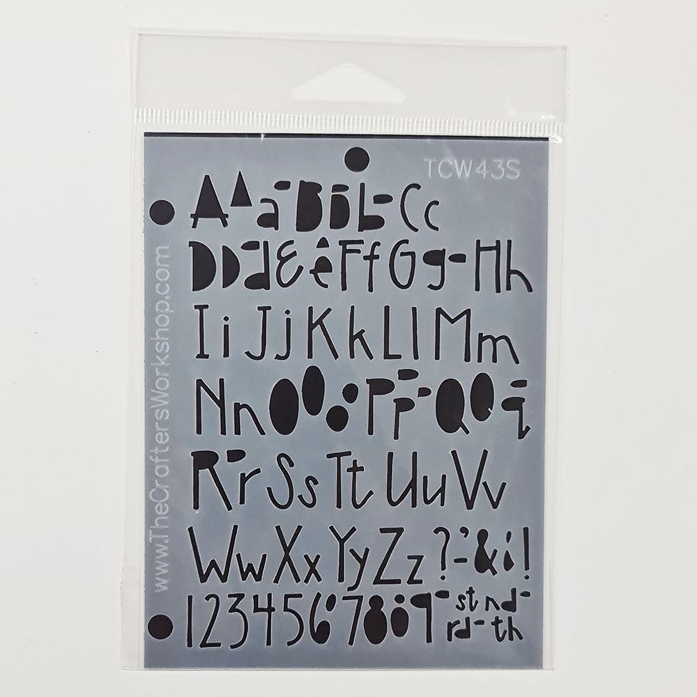 The Crafter's Workshop Templates - Lettering