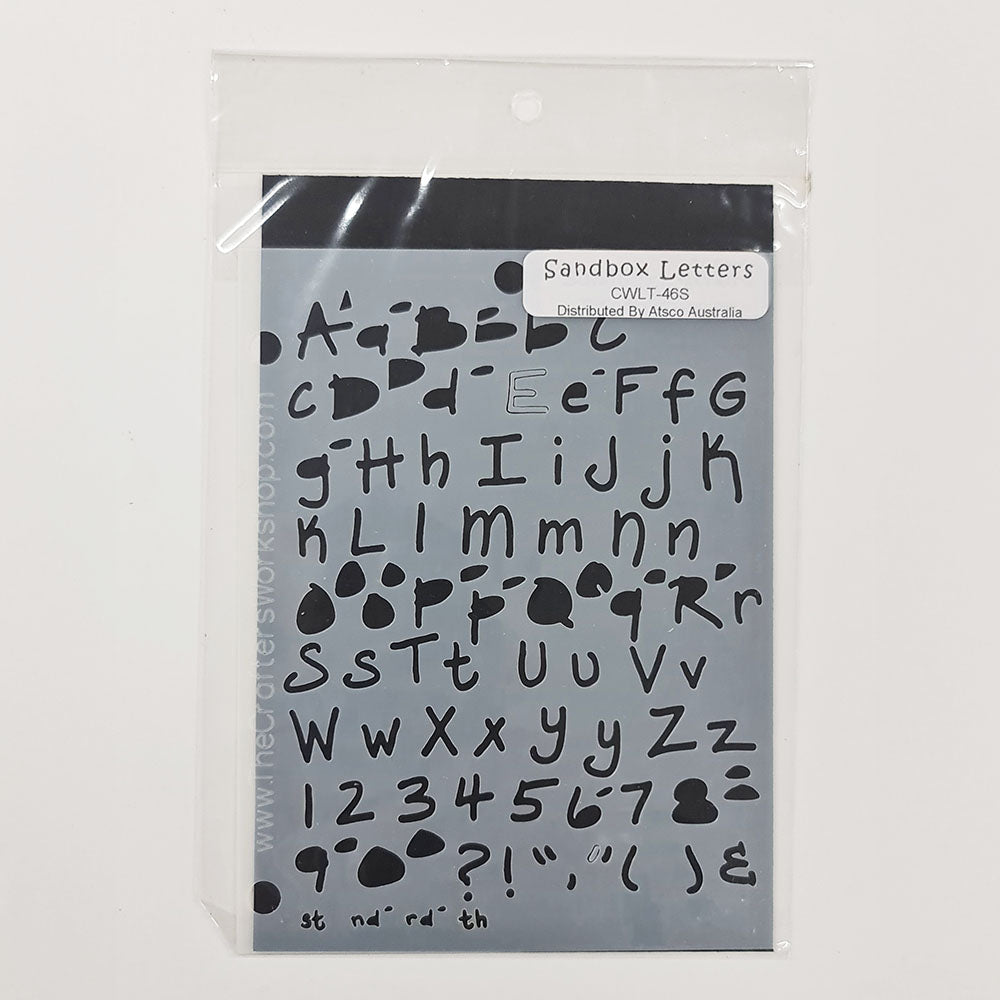 The Crafter's Workshop Templates - Lettering