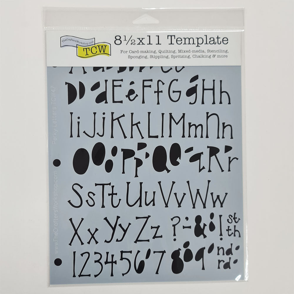The Crafter's Workshop Templates - Lettering
