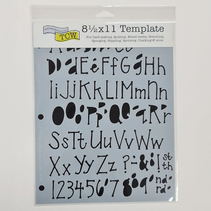 The Crafter's Workshop Templates - Lettering