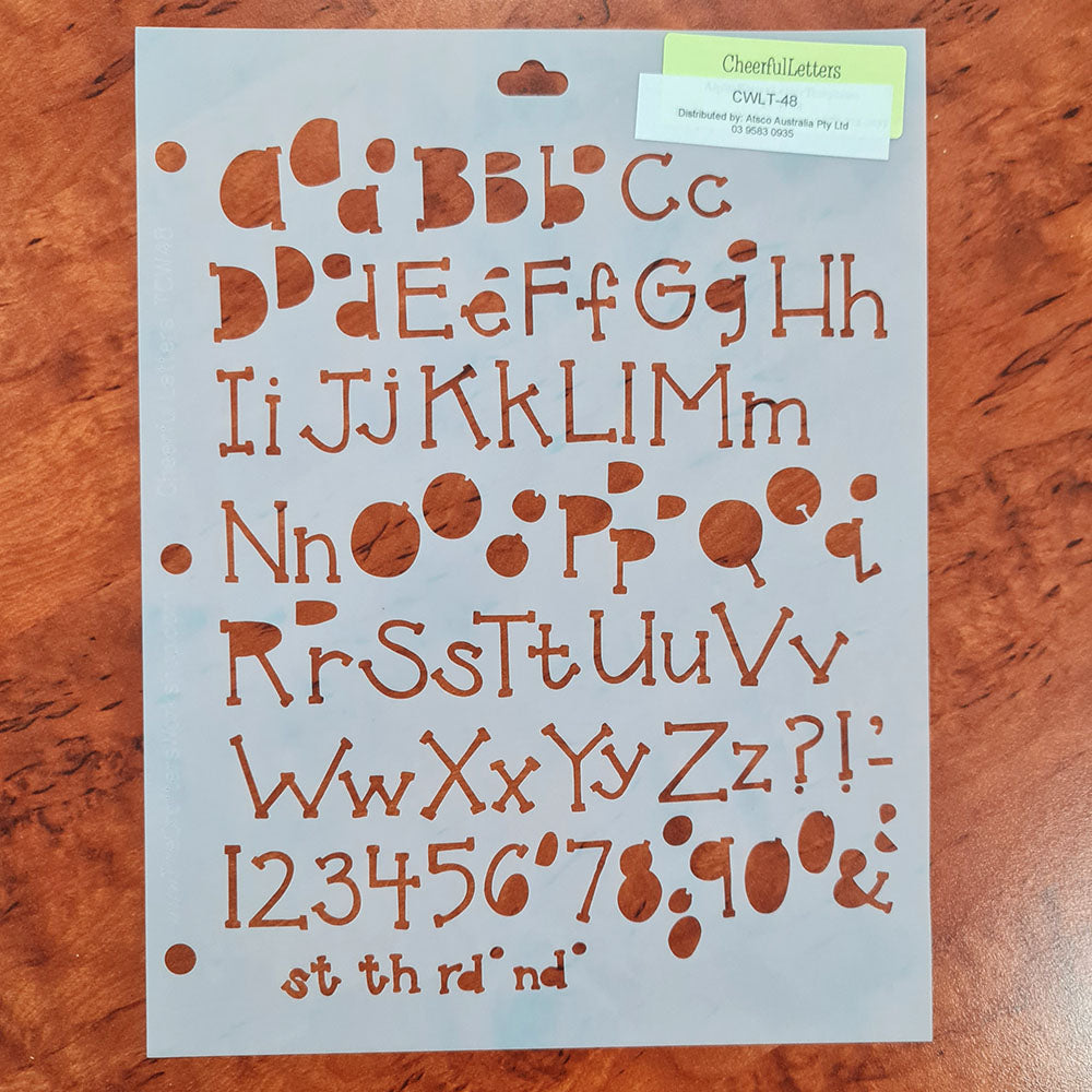 The Crafter's Workshop Templates - Lettering
