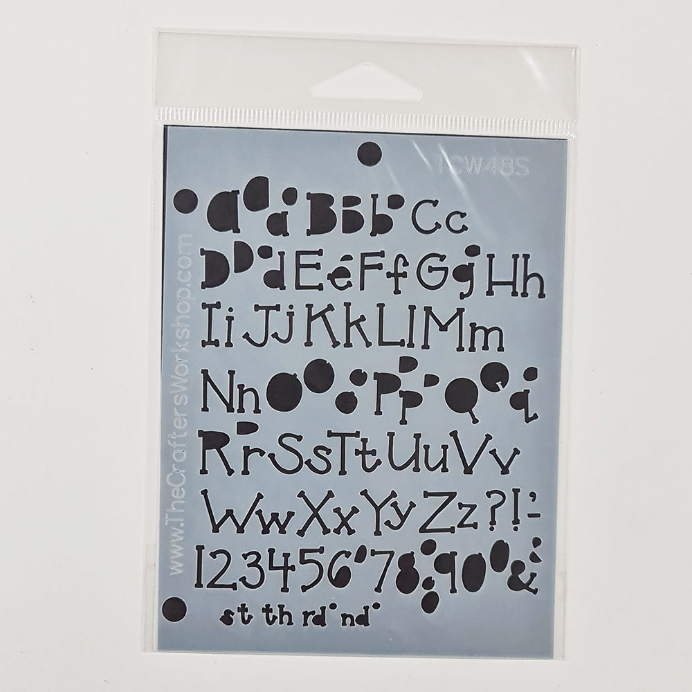 The Crafter's Workshop Templates - Lettering
