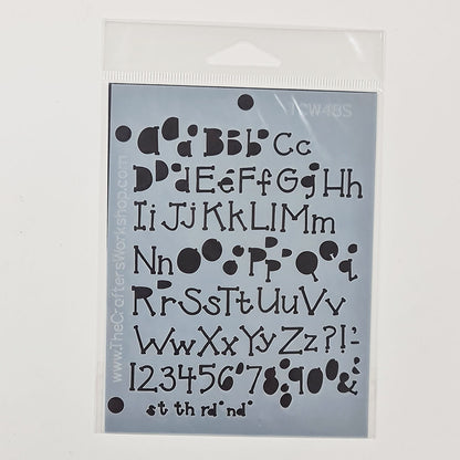 The Crafter's Workshop Templates - Lettering