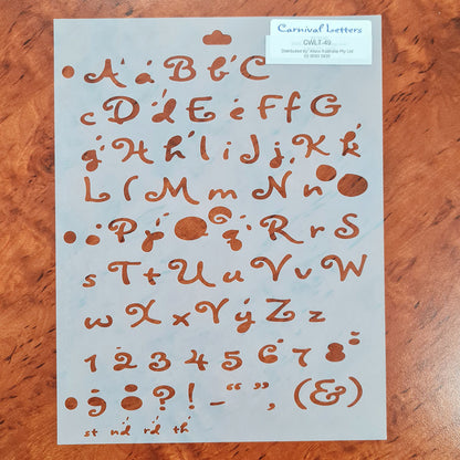 The Crafter's Workshop Templates - Lettering