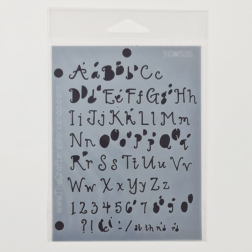 The Crafter's Workshop Templates - Lettering
