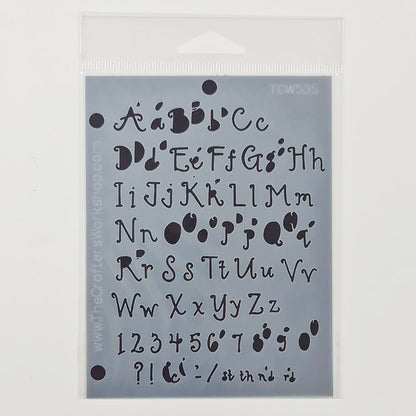The Crafter's Workshop Templates - Lettering