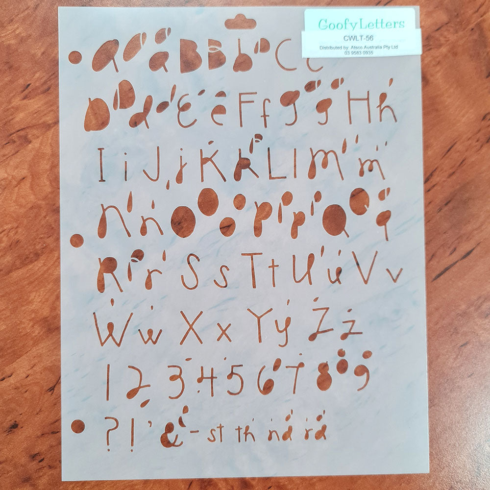 The Crafter's Workshop Templates - Lettering