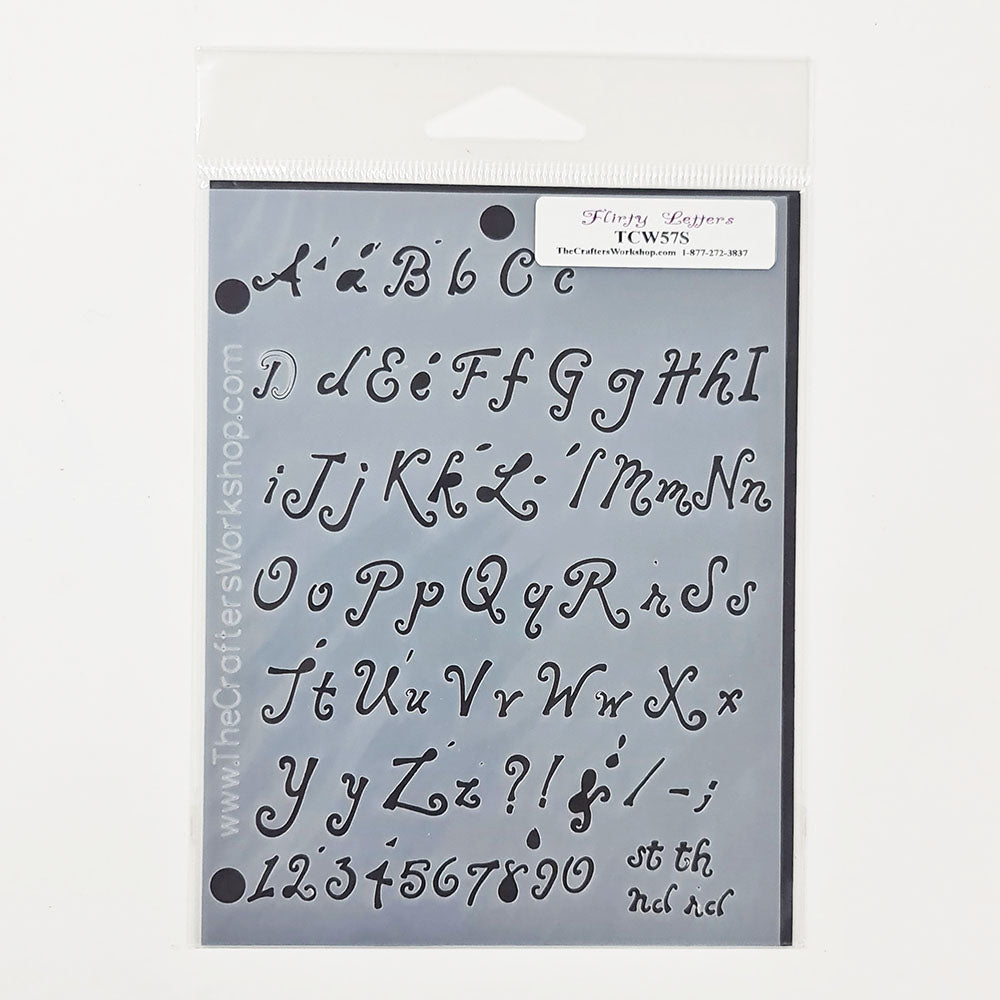 The Crafter's Workshop Templates - Lettering