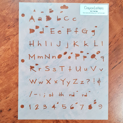 The Crafter's Workshop Templates - Lettering