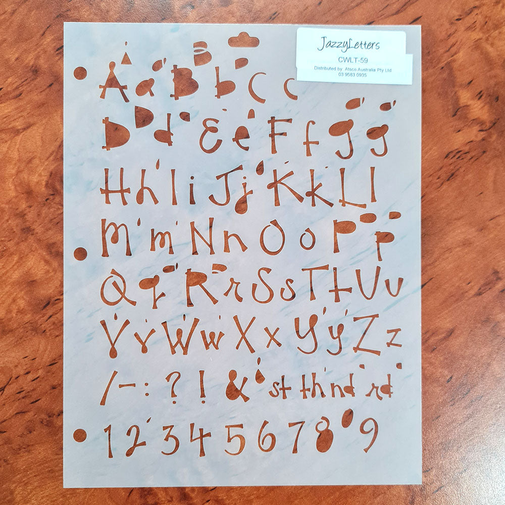The Crafter's Workshop Templates - Lettering