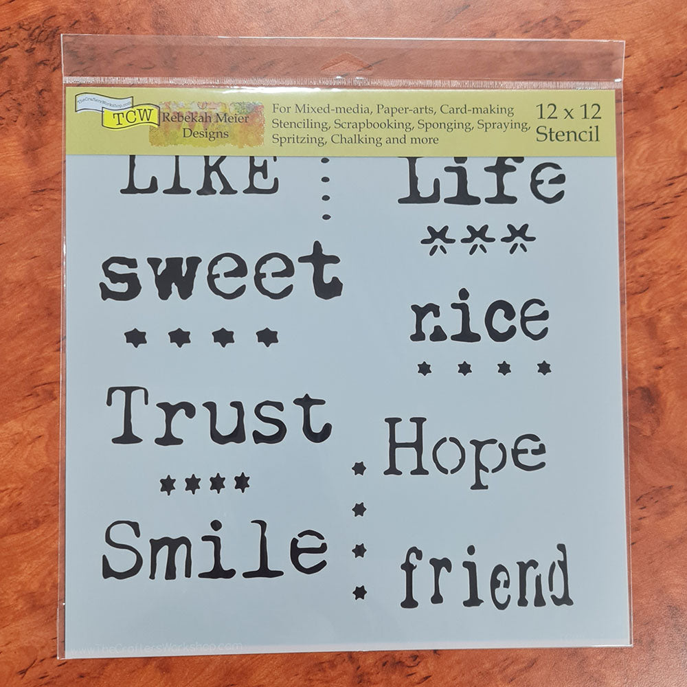 The Crafter's Workshop Templates - Large (12 x 12 inch)