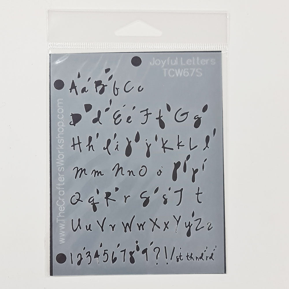 The Crafter's Workshop Templates - Lettering