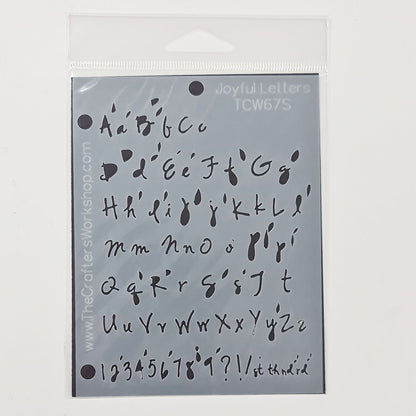 The Crafter's Workshop Templates - Lettering
