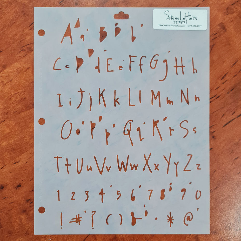 The Crafter's Workshop Templates - Lettering