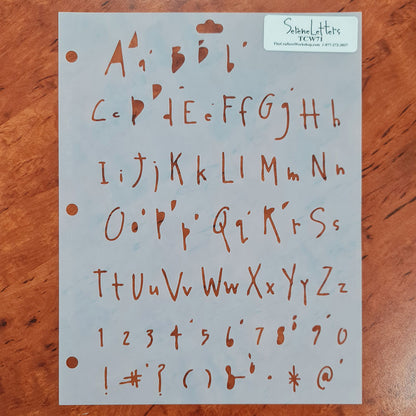 The Crafter's Workshop Templates - Lettering