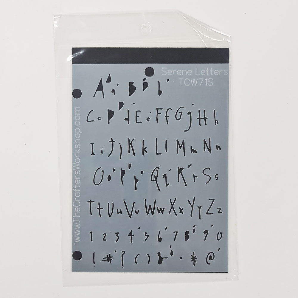 The Crafter's Workshop Templates - Lettering