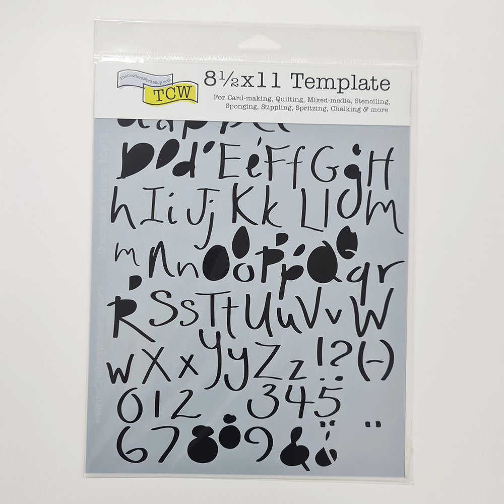 The Crafter's Workshop Templates - Lettering