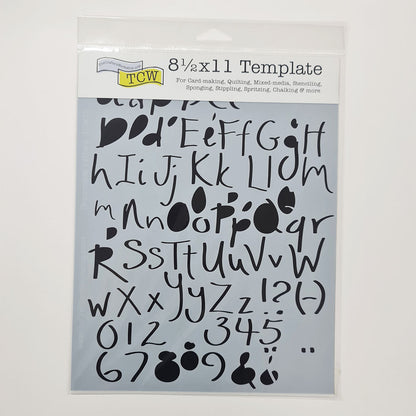The Crafter's Workshop Templates - Lettering