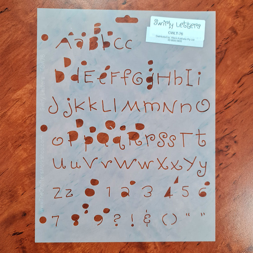 The Crafter's Workshop Templates - Lettering