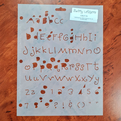 The Crafter's Workshop Templates - Lettering