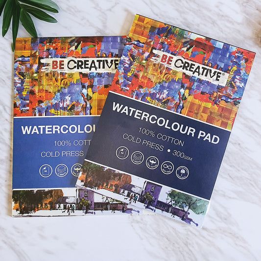 Be Creative 100% Cotton Watercolour Pads