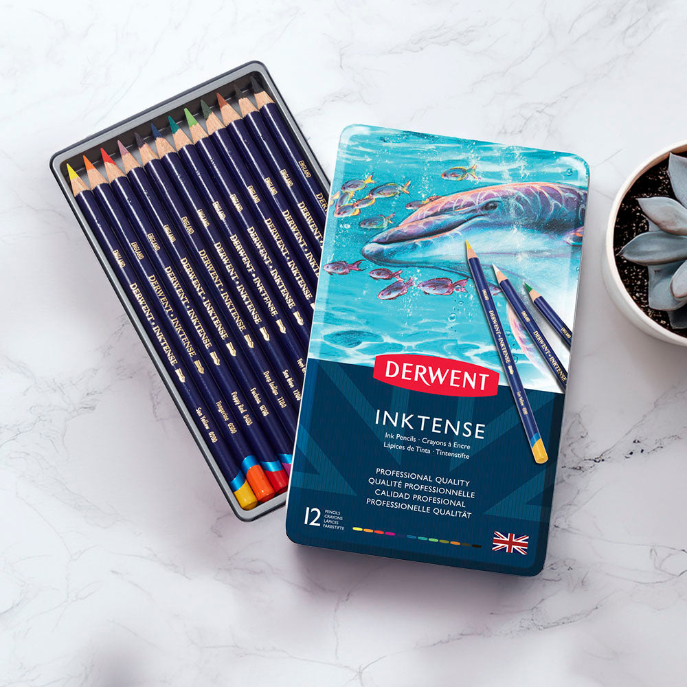 Derwent Inktense Pencils Tin Sets