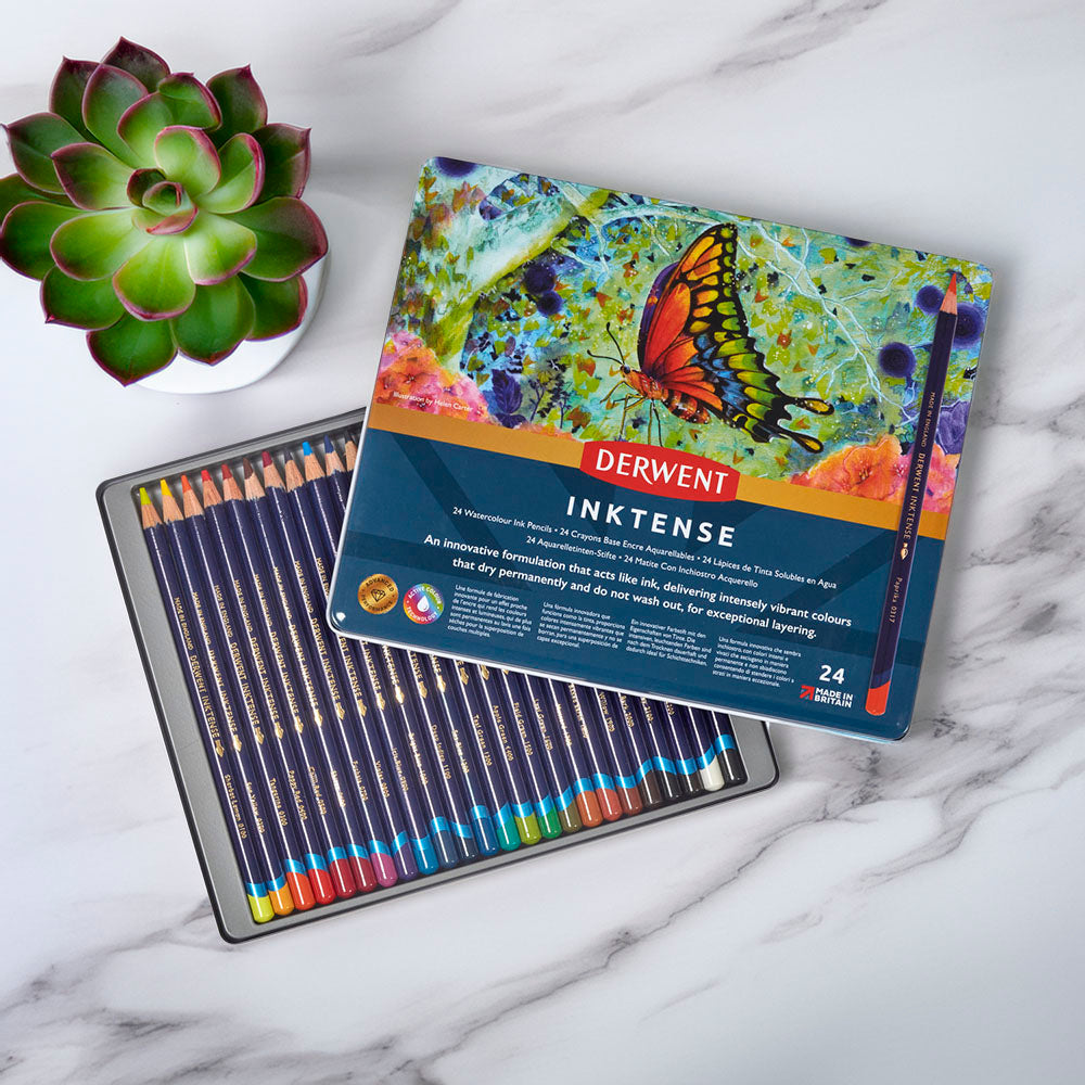 Derwent Inktense Pencils Tin Sets