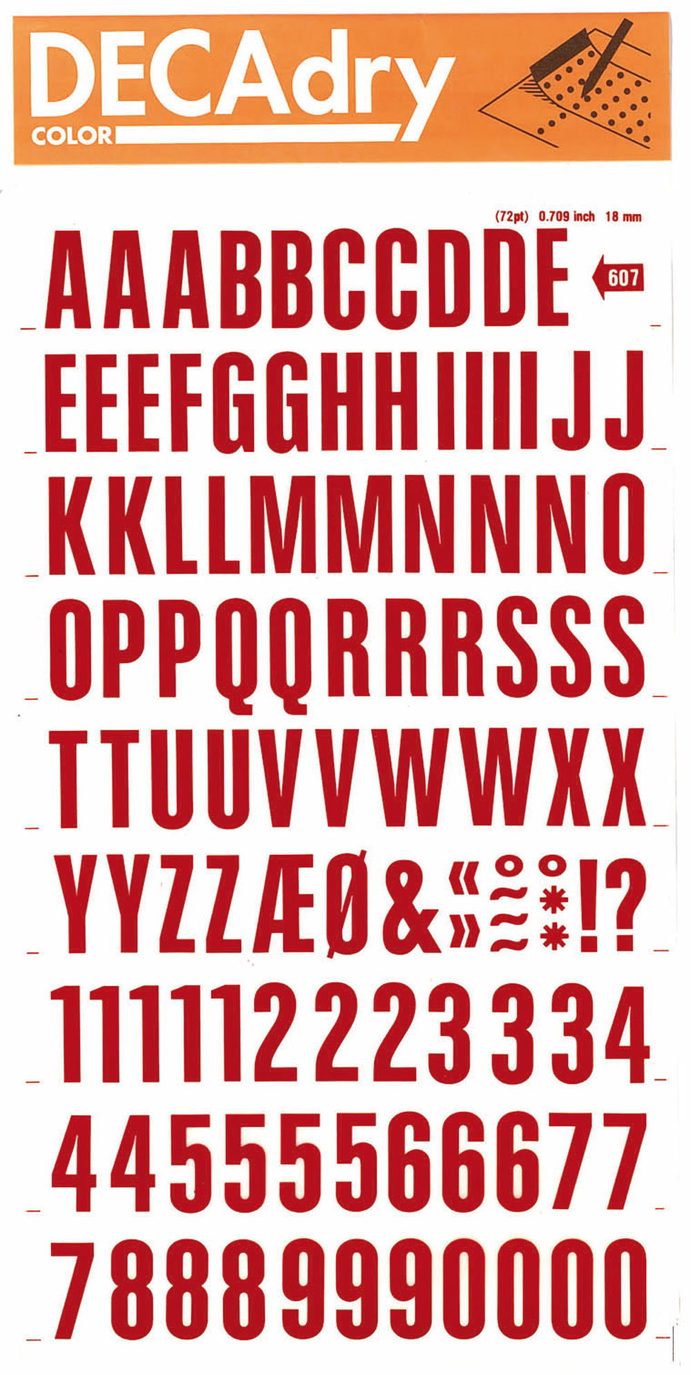Decaldry Decadry Super Red Transfer | Assorted – Arthouse Direct
